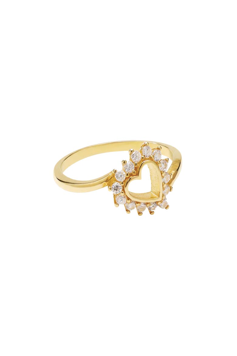 The Marie Heart Ring, Main, color, GOLD
