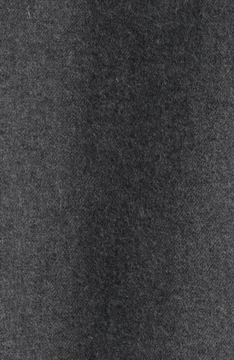 SKIMS Cotton Flannel Pajamas, Alternate, color, Ash Heather Grey