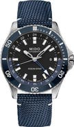 MIDO Ocean Star GMT Automatic Canvas Strap Watch, 44mm