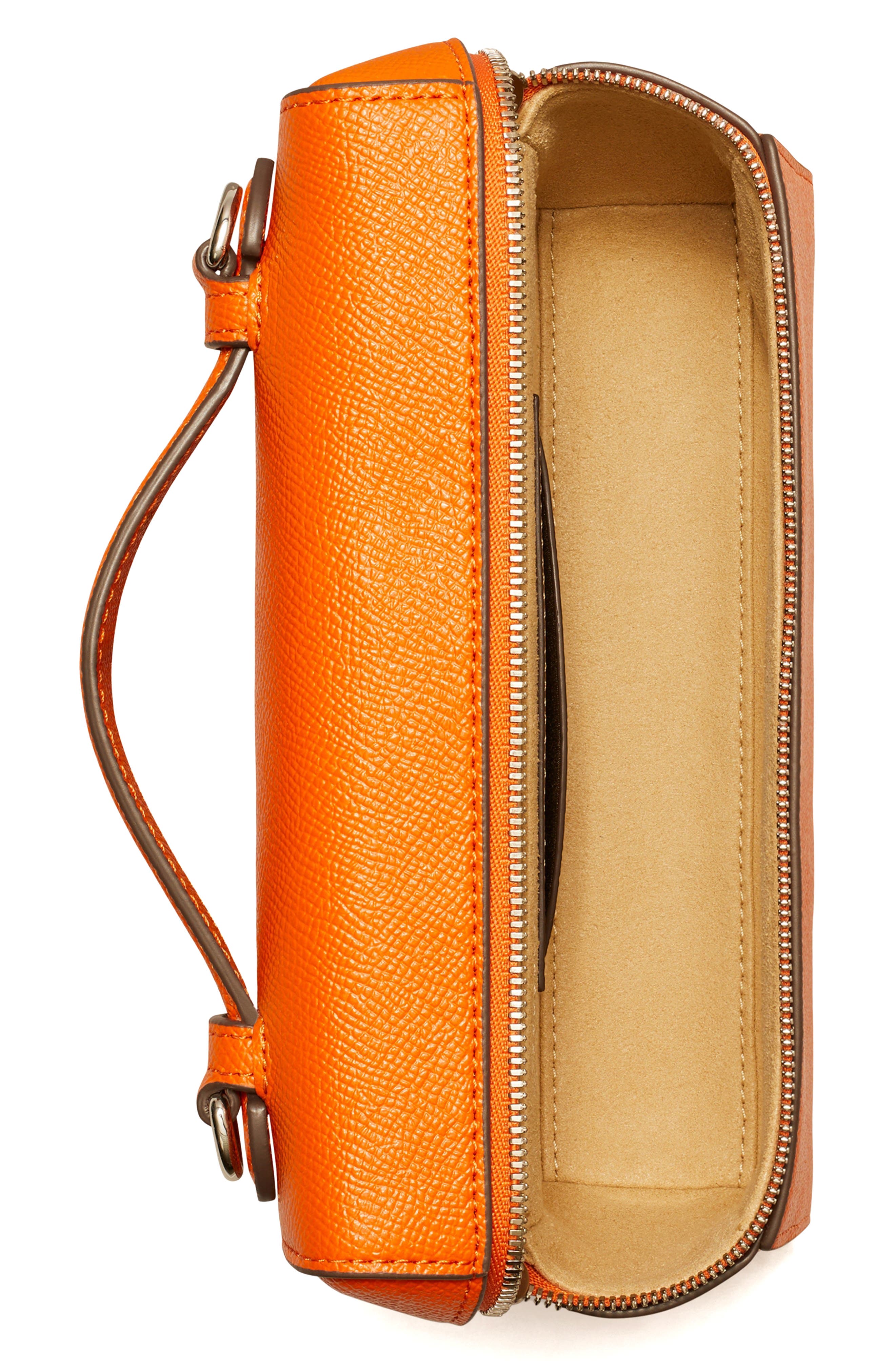 Romy Slim Top Handle Bag, Alternate, color, ORANGE