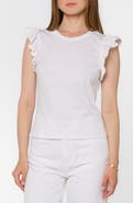 VELVET HEART Fabiola Flutter Sleeve Top