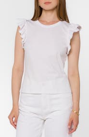 VELVET HEART Fabiola Flutter Sleeve Top