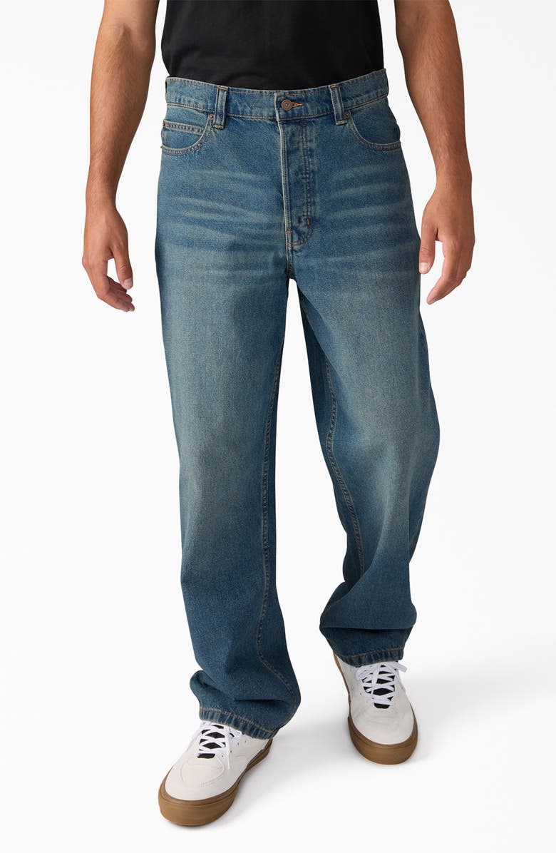Dickies Thomasville Jeans, Main, color, Khaki Tinted Blue