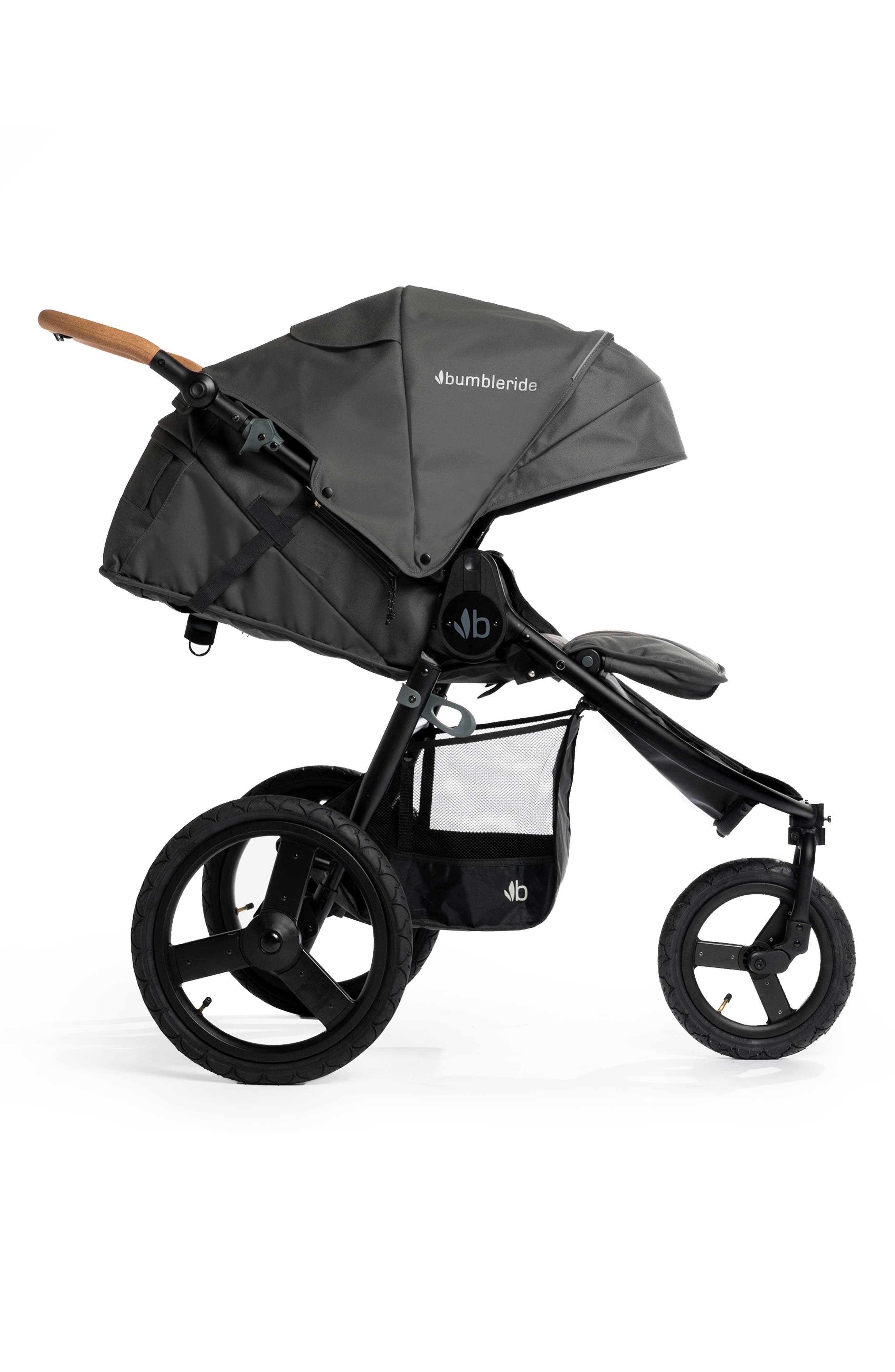 Bumbleride Speed Jogging Stroller in Storm Grey/Black 
