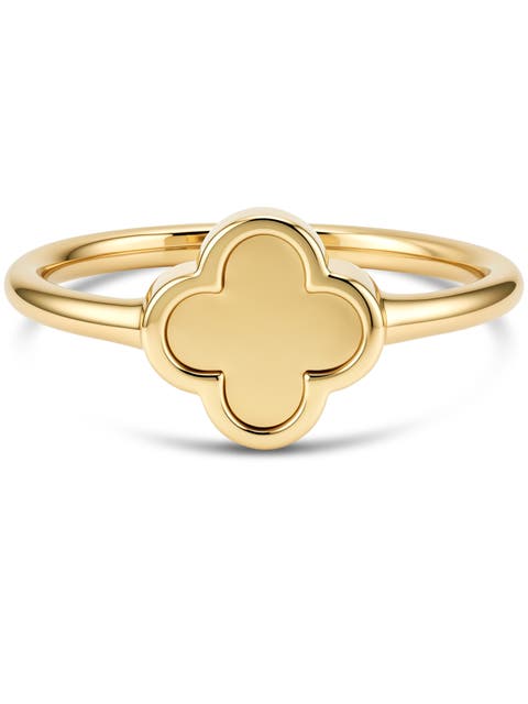 Devata Clover Ring in 14K Gold