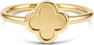 DEVATA Devata Clover Ring in 14K Gold
