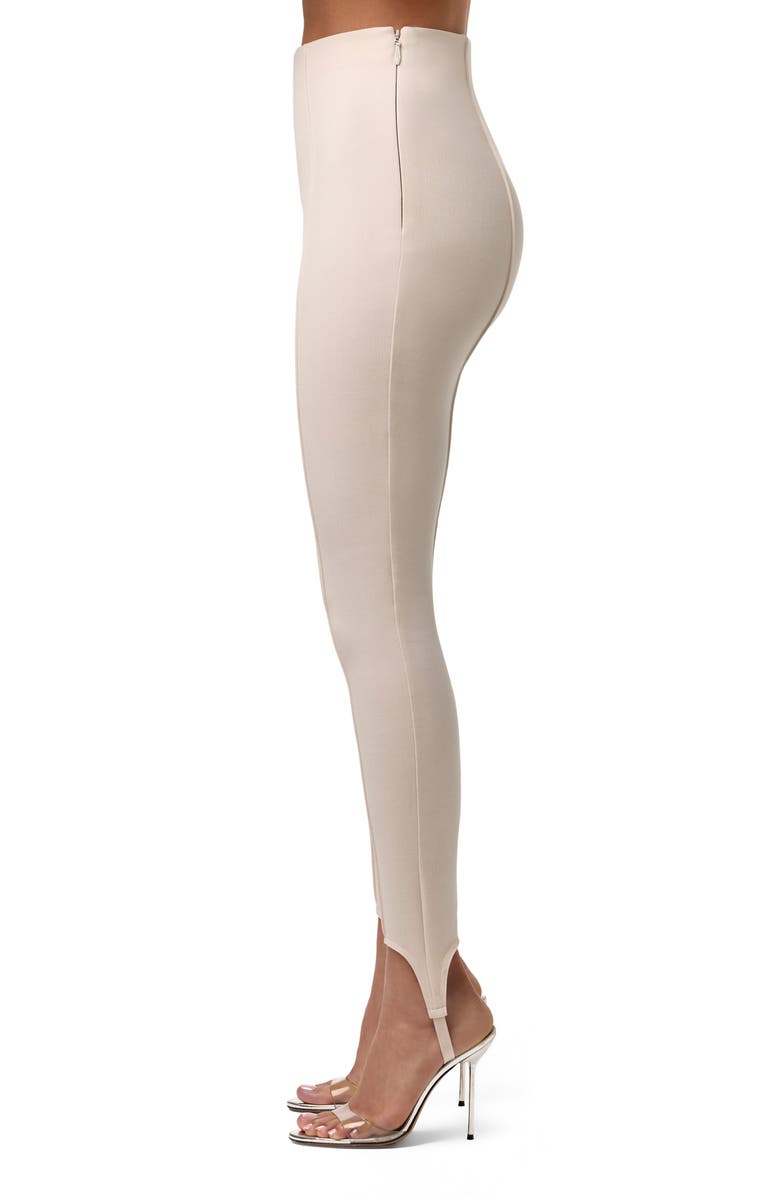 Naked Wardrobe Suiting Stirrup Leggings, Alternate, color, Melange Beige