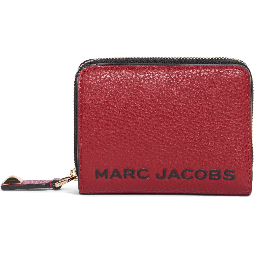 Marc Jacobs Bold Slg Mini Compact Wallet In Red