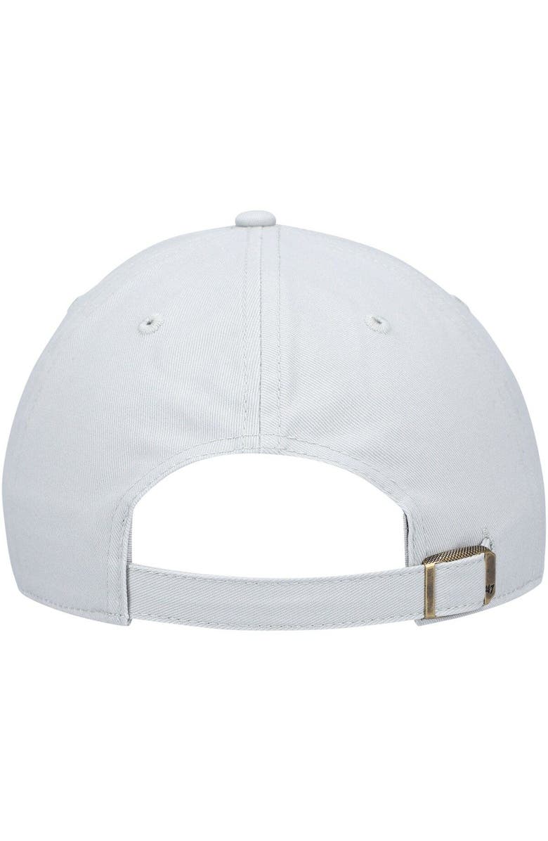 '47 Women's '47 Gray Philadelphia Eagles Miata Clean Up Legacy Adjustable Hat, Alternate, color, 