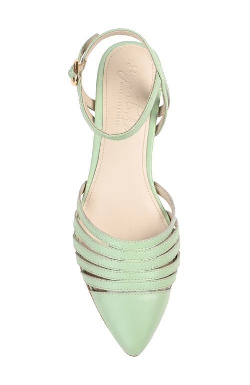 JOURNEE COLLECTION JOURNEE COLLECTION DEXIE STRAPPY POINTED TOE FLAT