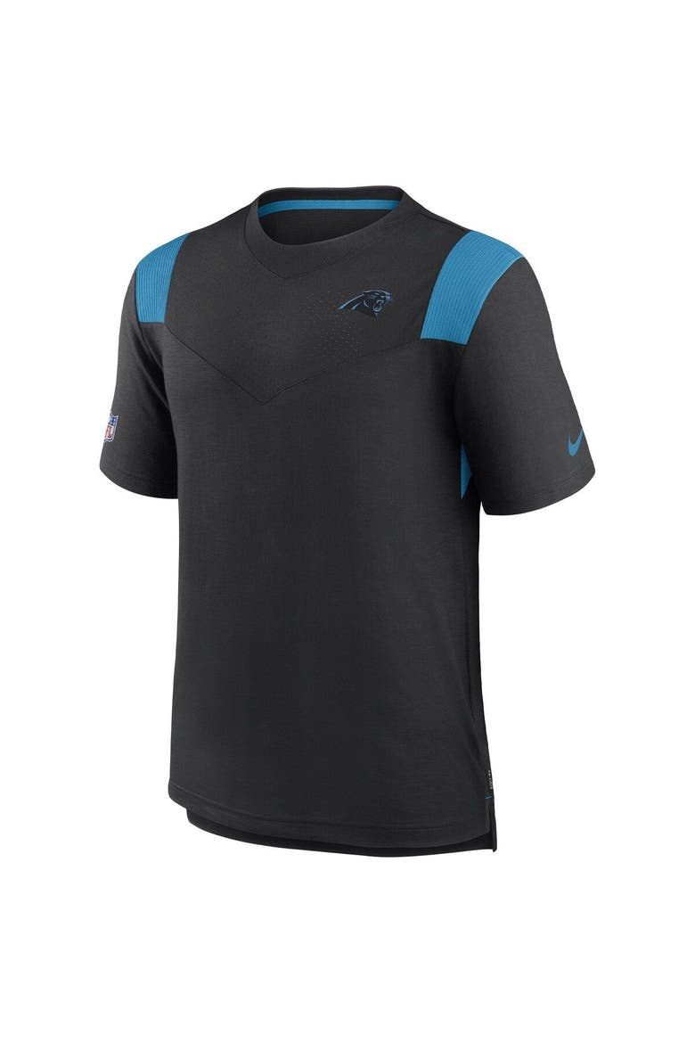 Men's Nike Black Carolina Panthers Sideline Tonal Logo Performance Player T-Shirt, Alternate, color, Black