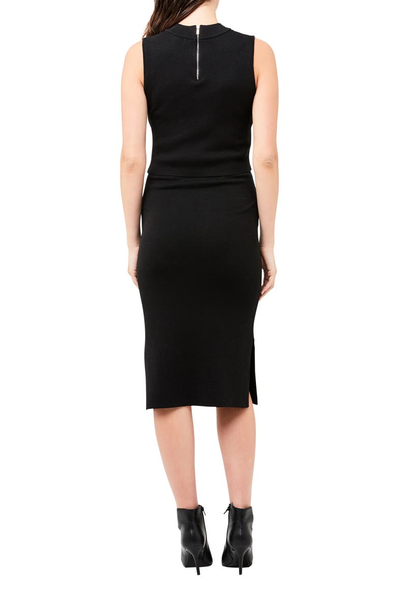 Layered Nursing Maternity Dress, Alternate, color, BLACK