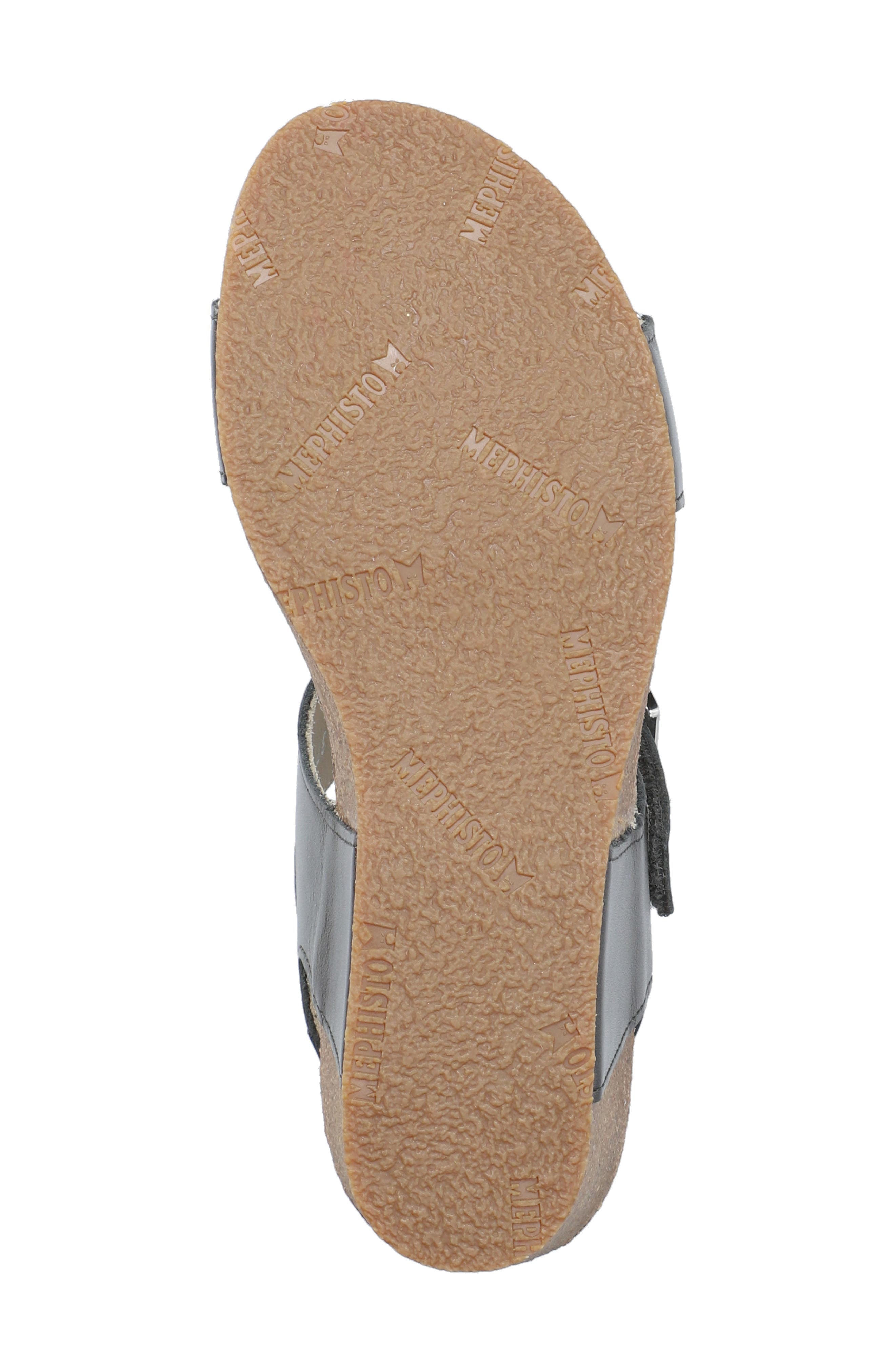 Morgana Wedge Sandal, Alternate, color, GREY LEATHER