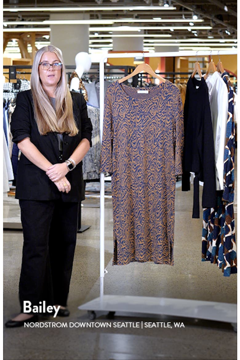 Nikita Print Long Sleeve Dress video