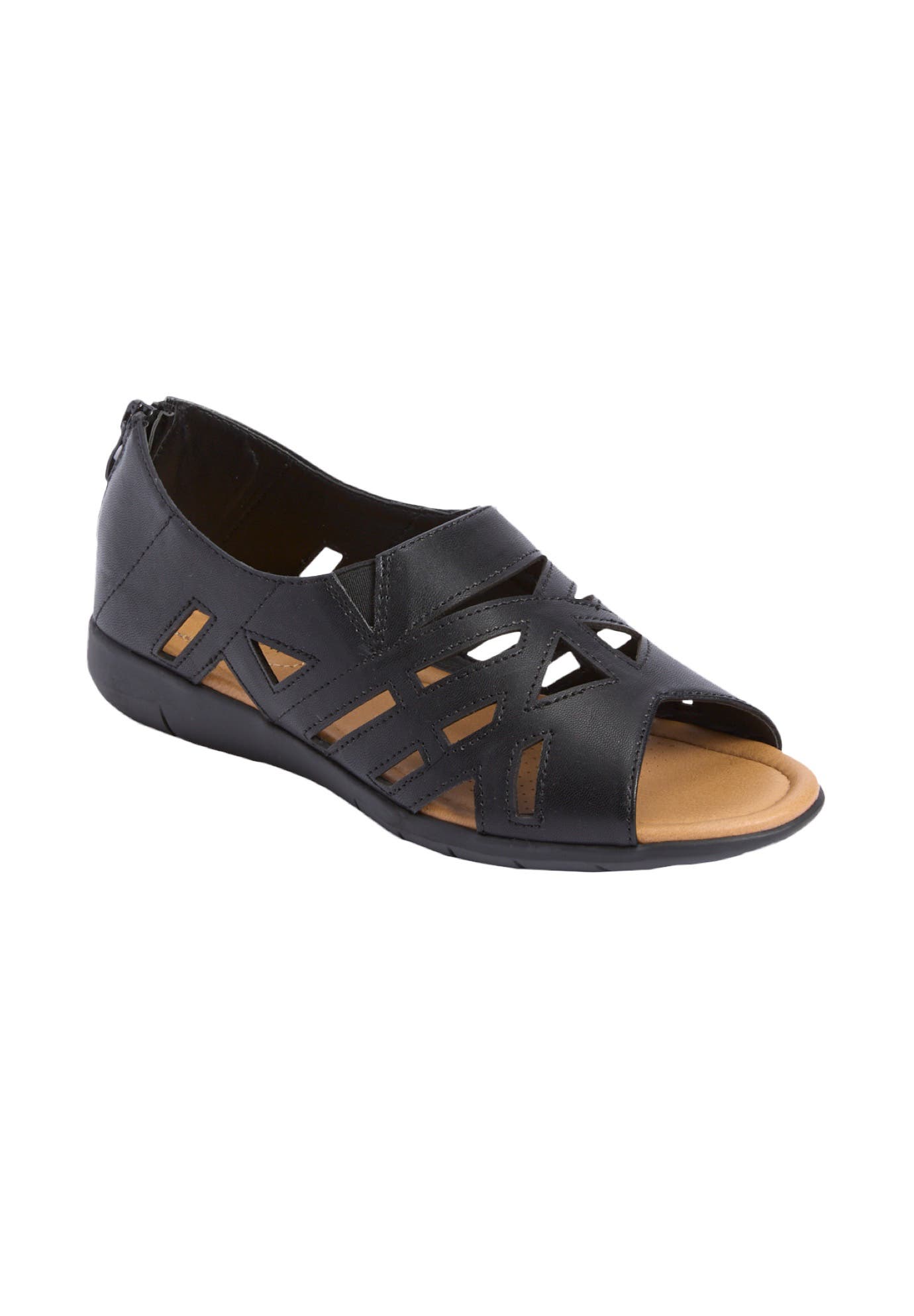 The Nyla Gladiator Sandal, Main, color, BLACK