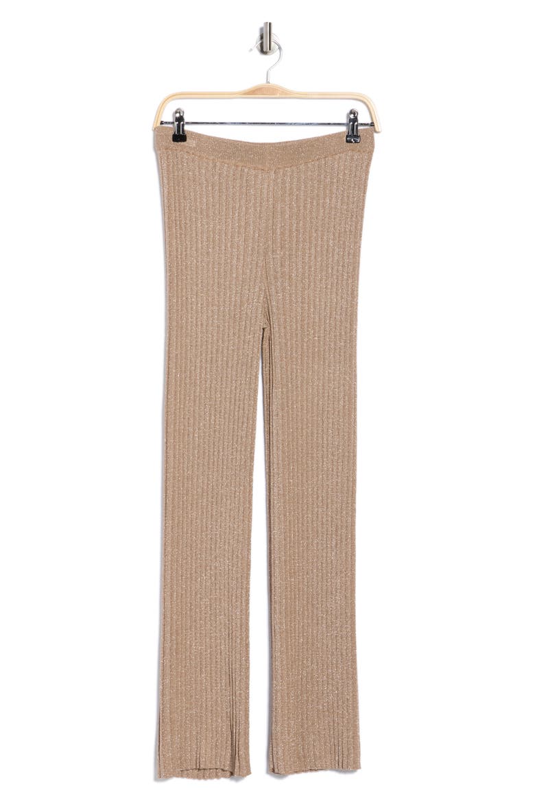 Rib Pull-On Pants, Alternate, color, SATIN SHIMMER LUREX