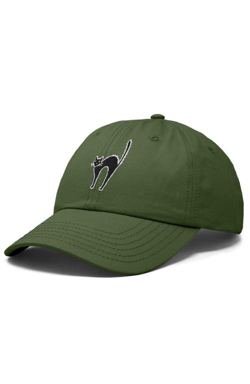 DALIX DALIX BLACK CAT EMBROIDERED CASUAL HAT 