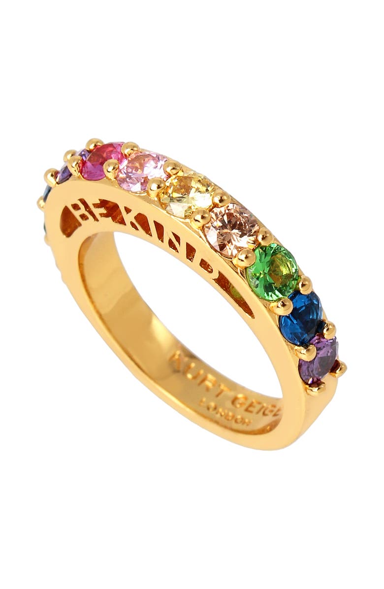 Kurt Geiger London Be Kind Ring, Alternate, color, Rainbow Multi