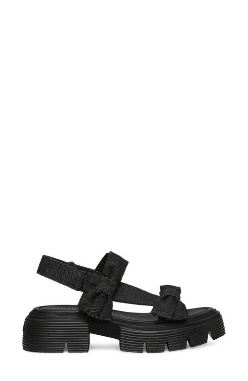 Stuart Weitzman Sofia Nolita Slingback-sandalen Aus Leder Mit Schleife In Black