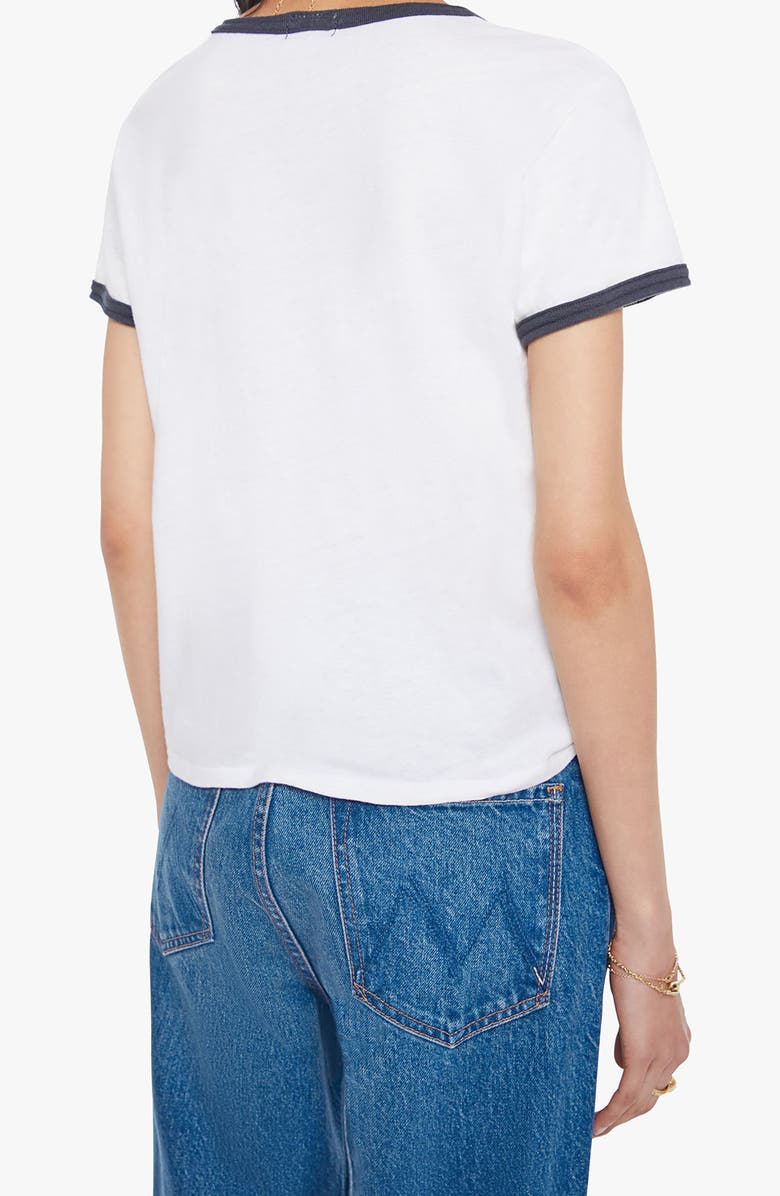 MOTHER The Li'l Goodie Goodie Ringer T-Shirt, Alternate, color, Mother Moto