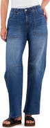 HINT OF BLU Patch Pocket Straight Leg Jeans
