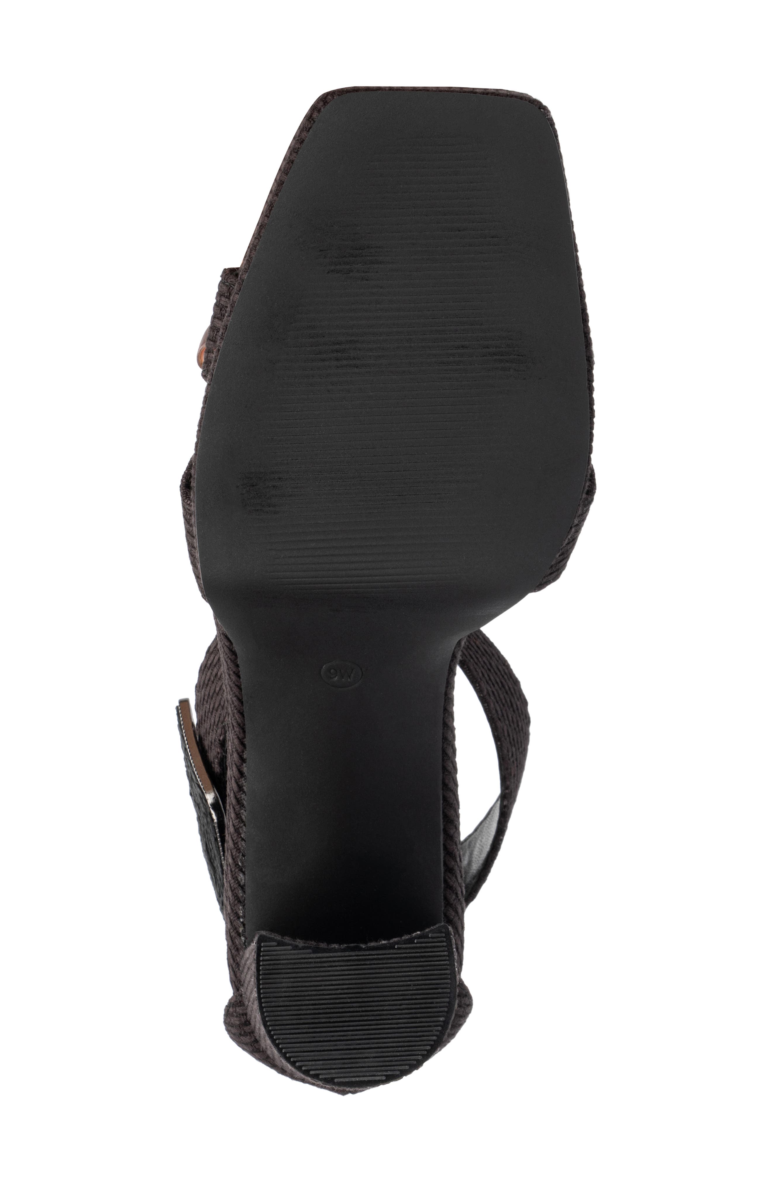 Fashion to Figure Layla Platform Heeled Sandal - Wide Width, Alternate, color, Black