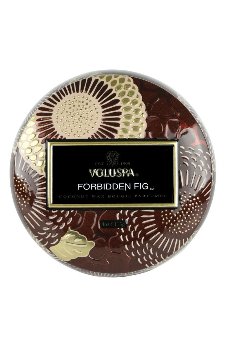 Voluspa Forbidden Fig Mini Tin Candle, Alternate, color, Forbidden Fig