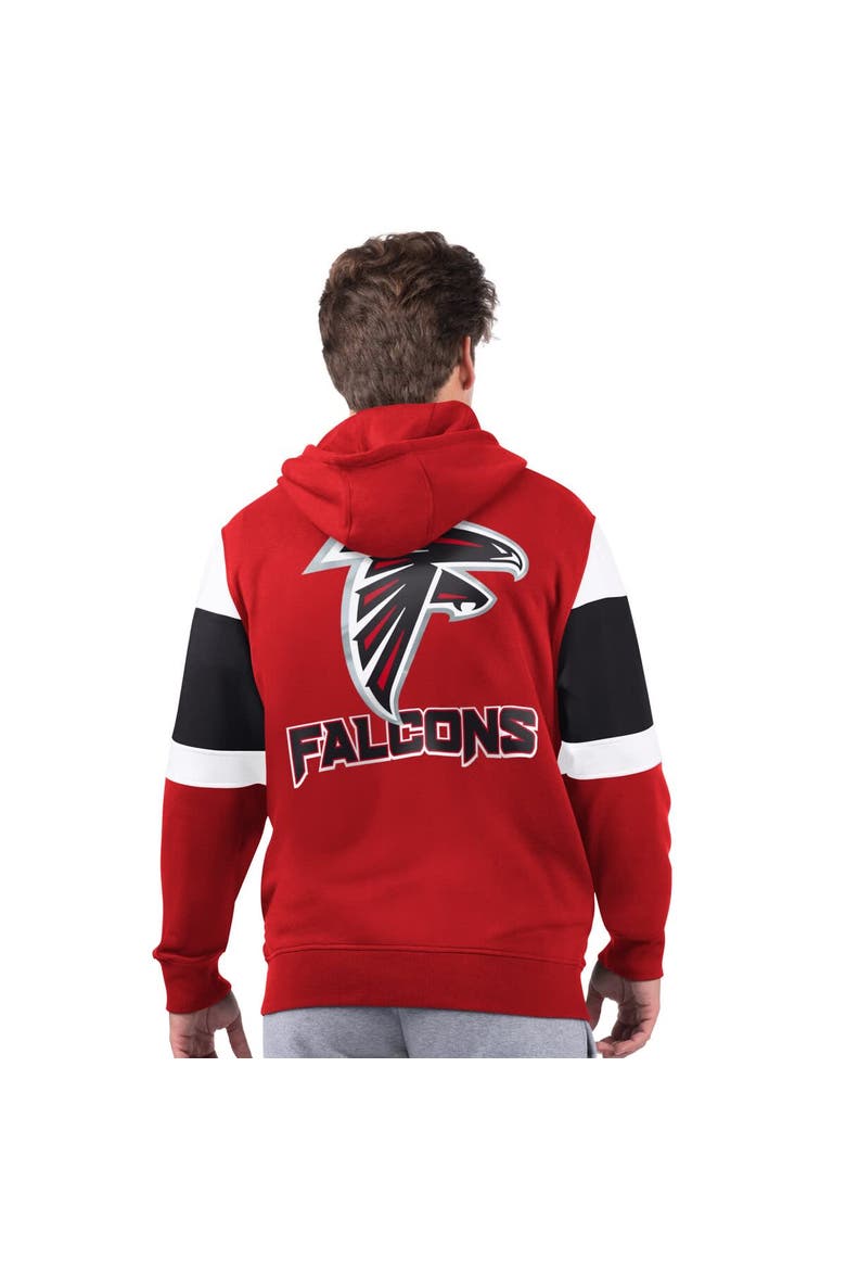 Men's Starter Red Atlanta Falcons Extreme Full-Zip Hoodie, Alternate, color, Red