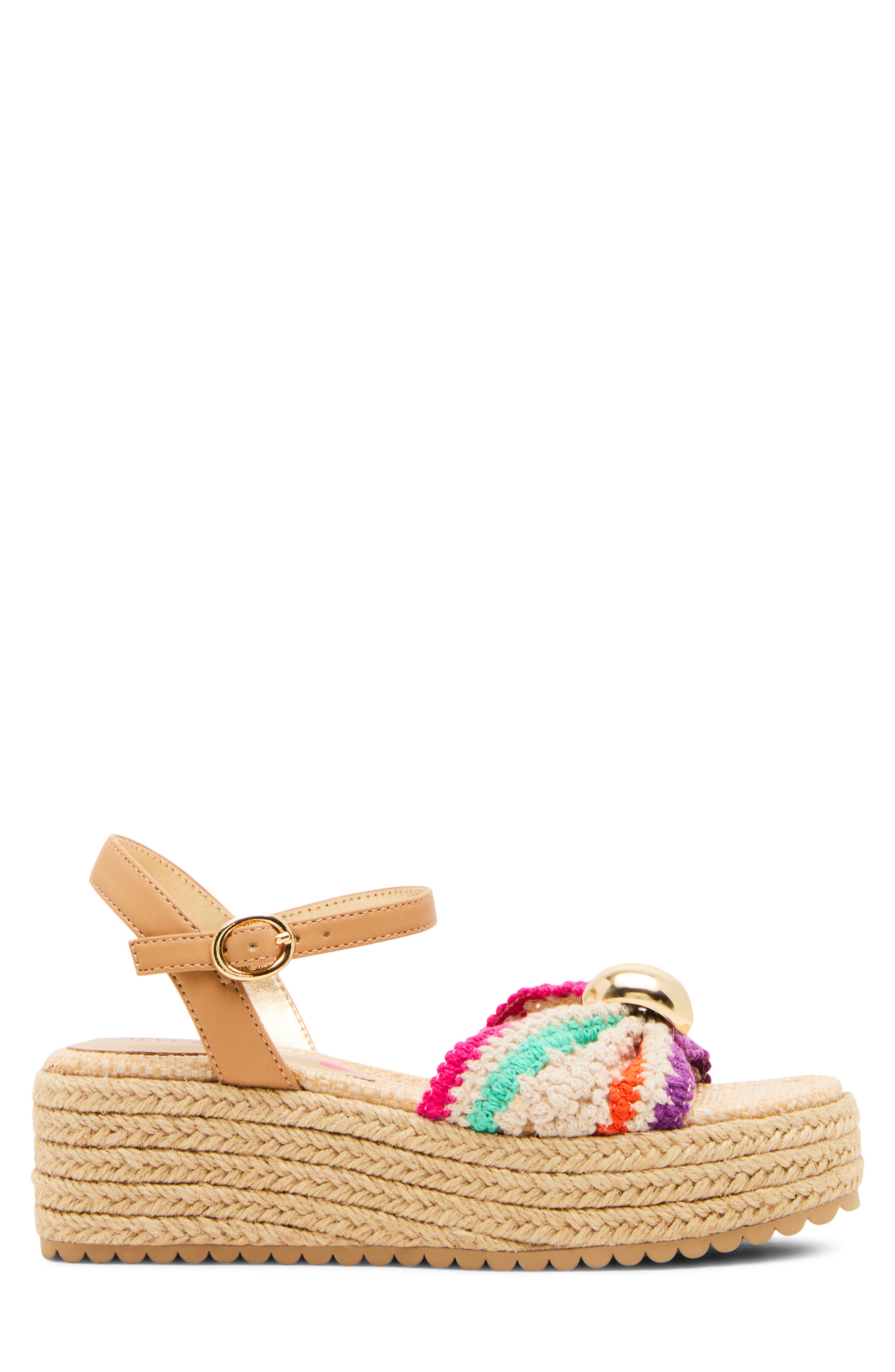 Steve Madden Kids' JChyna Espadrille Sandal, Alternate, color, Rainbow Multi