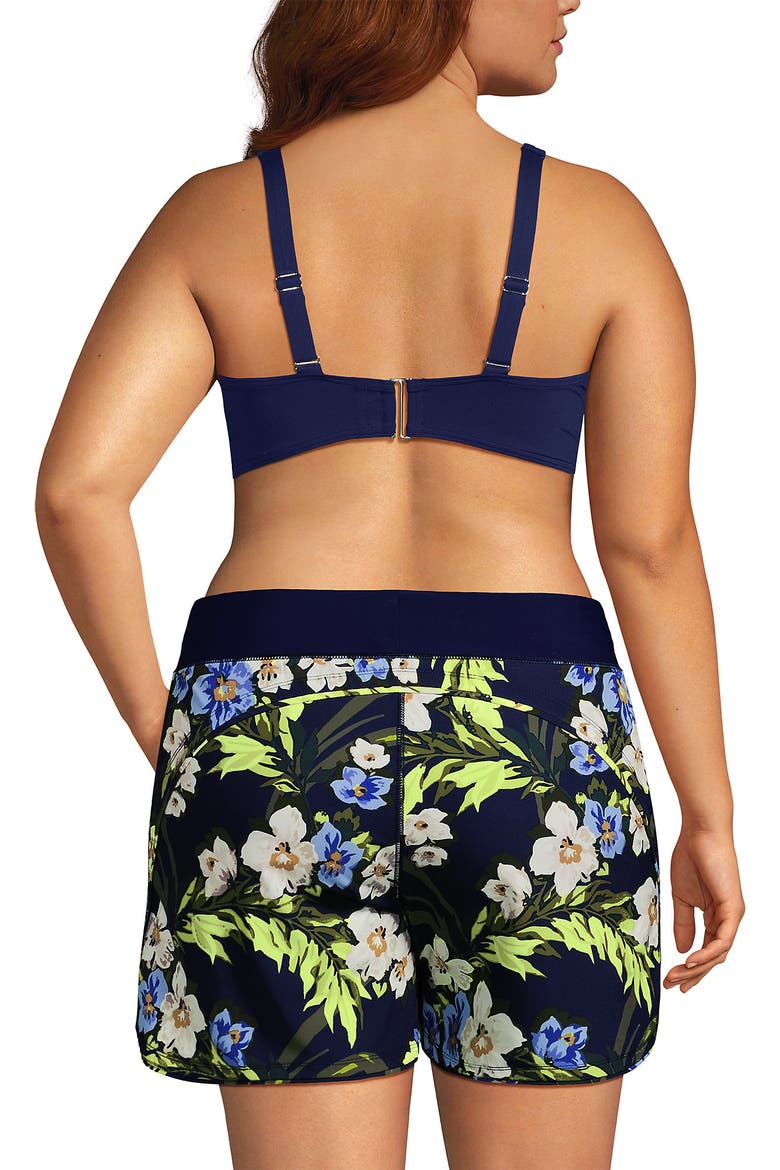SunShade UPF 50 5" Board Shorts, Alternate, color, Deep Sea/Blue Floral Tropic