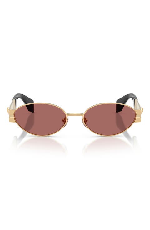 55mm Oval Sunglasses