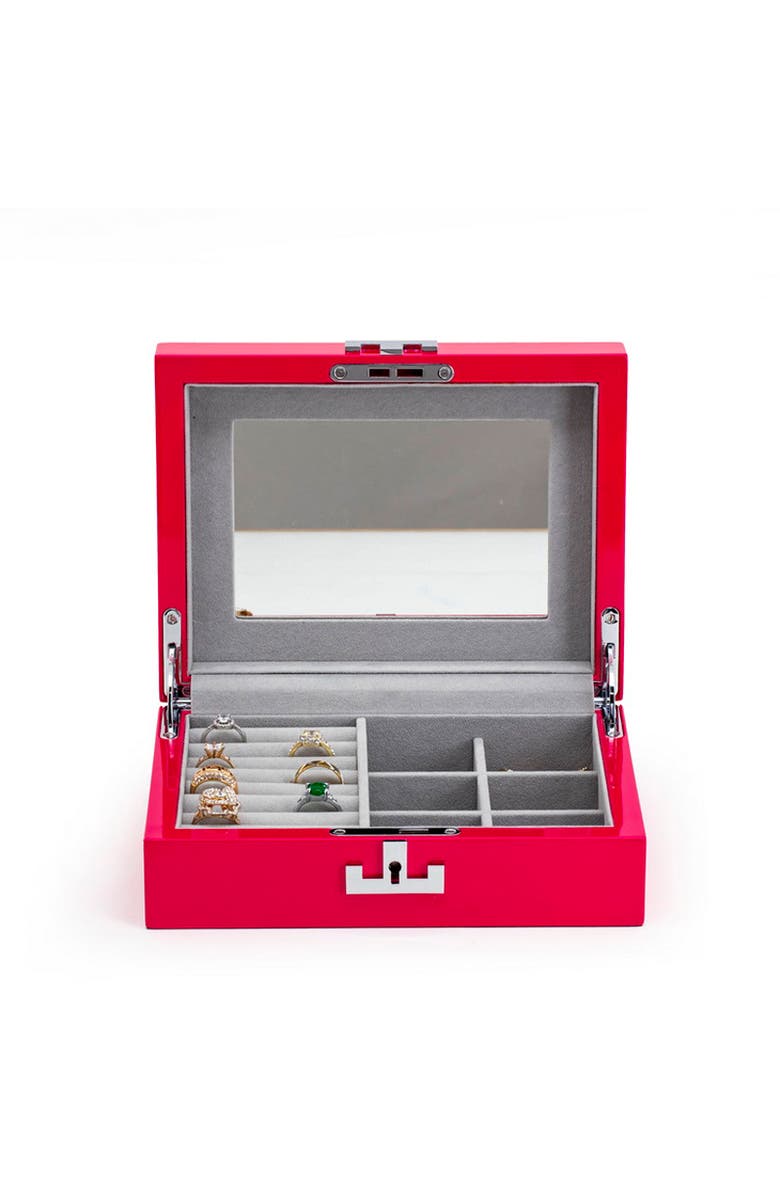 Youzey Jewelry Box with Velvet Lining, Alternate, color, Pink