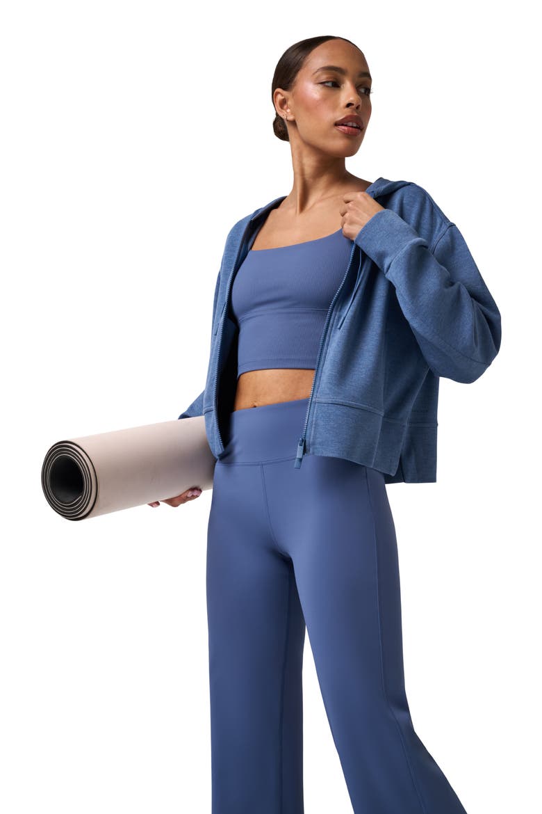 Skyloft Zip-Up Hoodie, Alternate, color, HEATHER MOONLIGHT BLUE