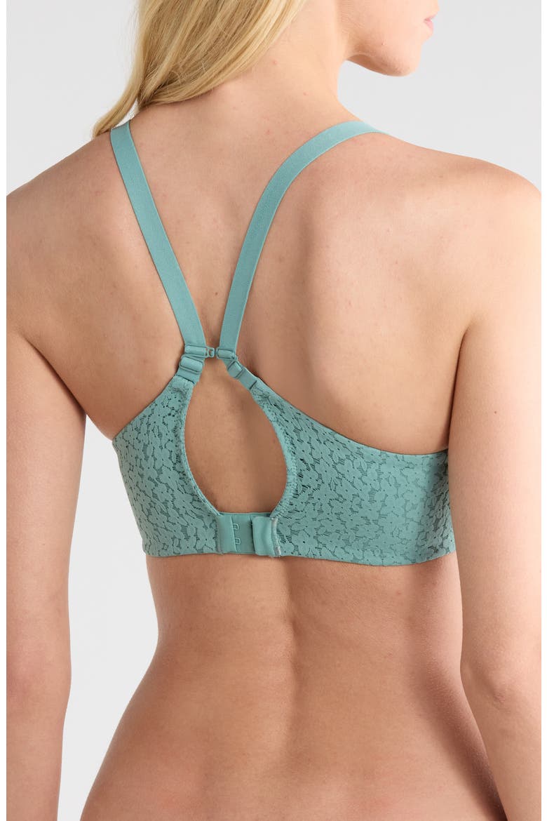 Norah Comfort Spacer Minimizer T-Shirt Bra, Alternate, color, TRELLIS