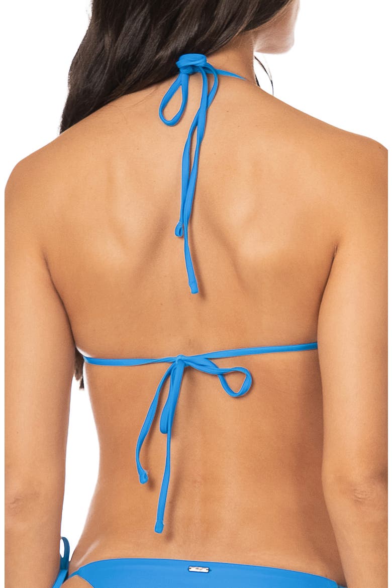 Blue Balmy Reversible Bikini Top, Alternate, color, BLUE