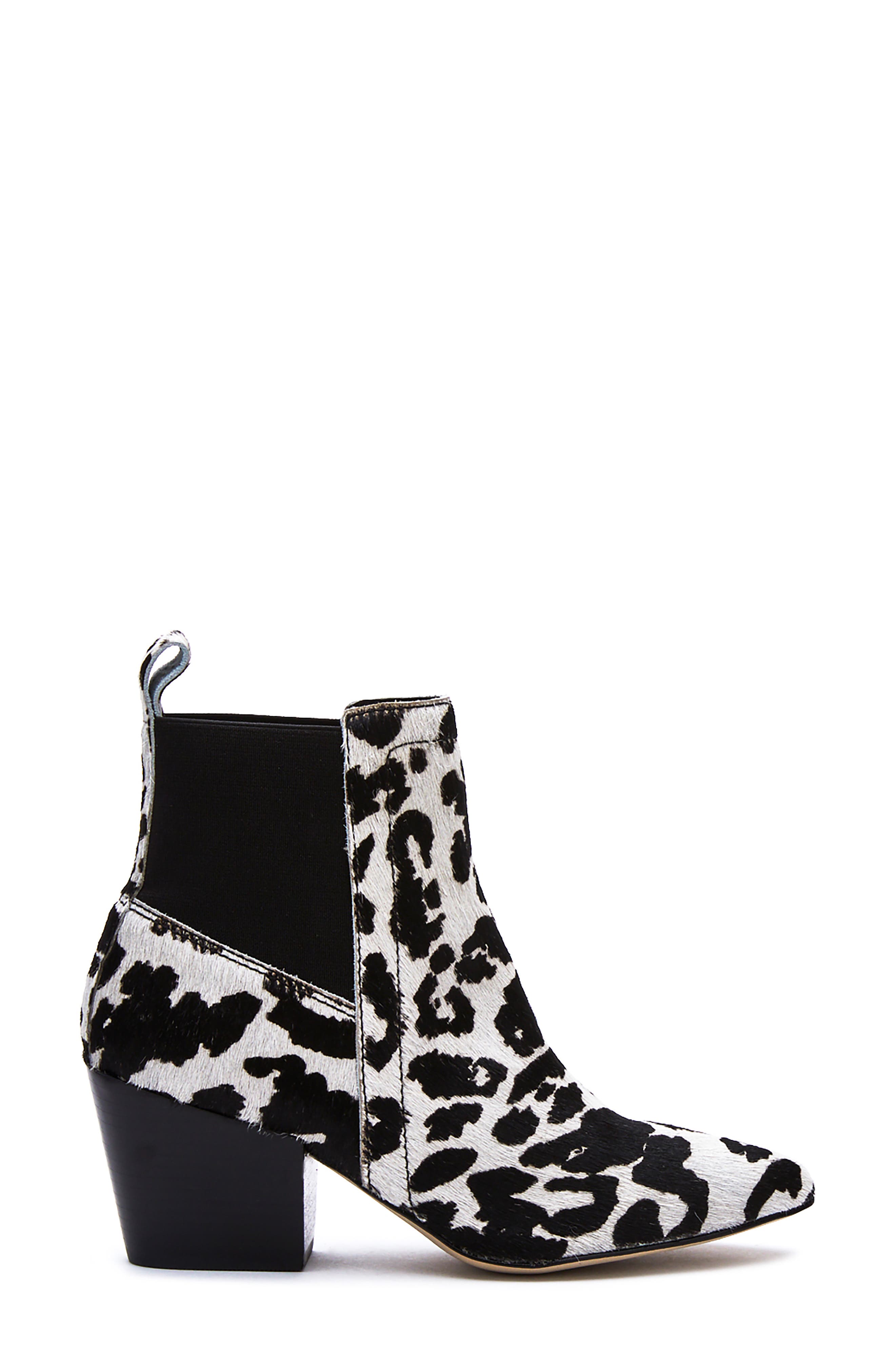 Matisse Harper Genuine Calf Hair Bootie, Alternate, color, 