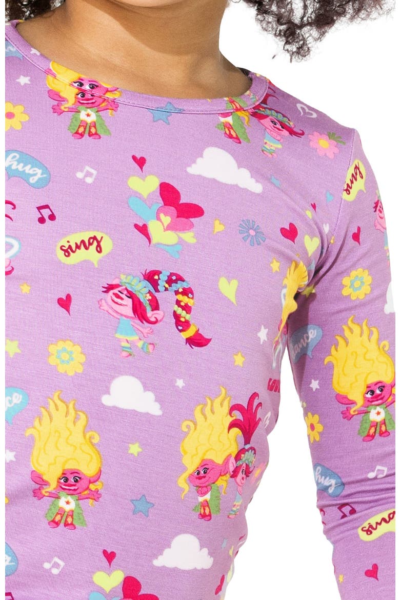Kids' Trolls Valentine's Set of 2 Piece Pajamas, Alternate, color, Trolls Valentine's