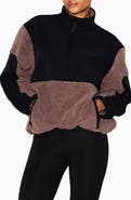 SKIMS Faux Shearling Half Zip Pullover