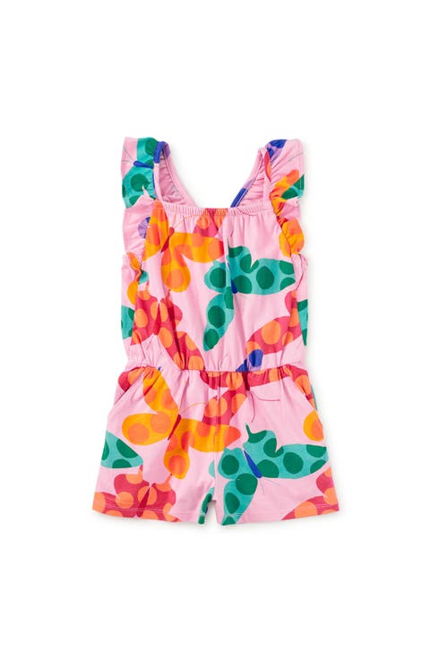 Ruffle Strap Romper (Toddler, Little Kid, Big Kid)
