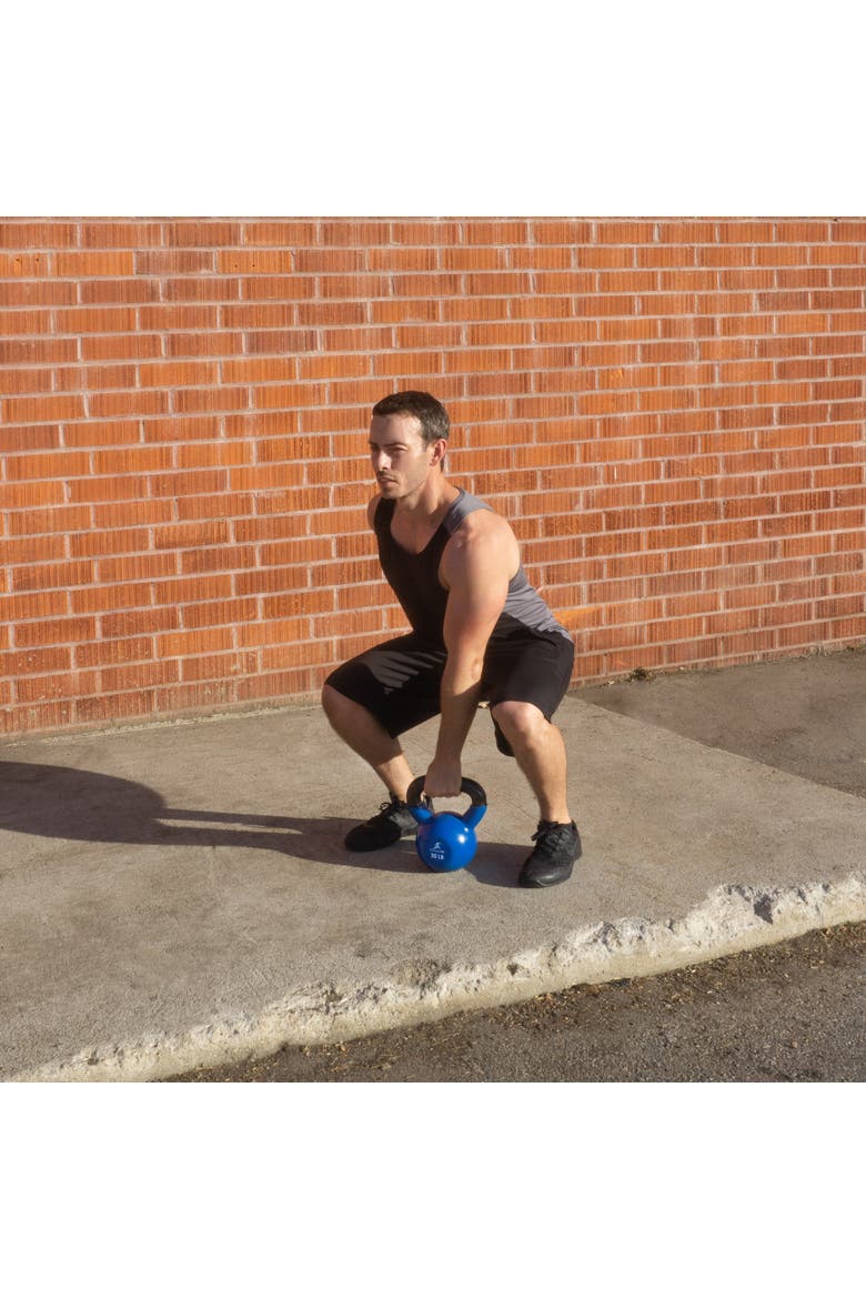 Vinyl Coated Iron Kettlebell, Alternate, color, 30 lb