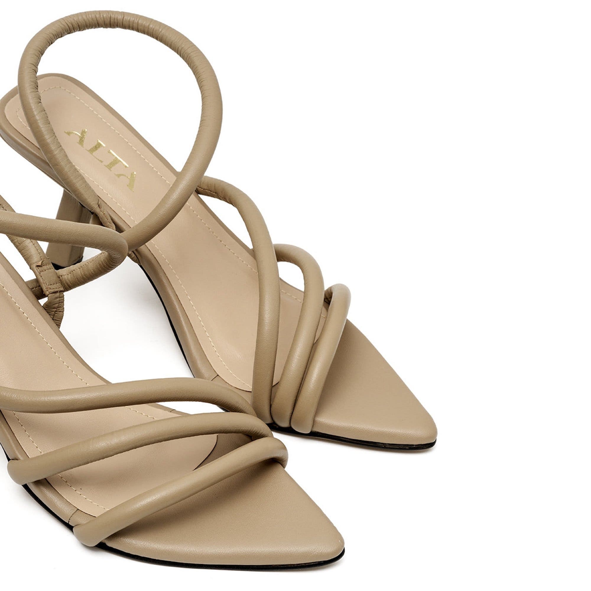 Ophelinna Sandals, Alternate, color, Almond