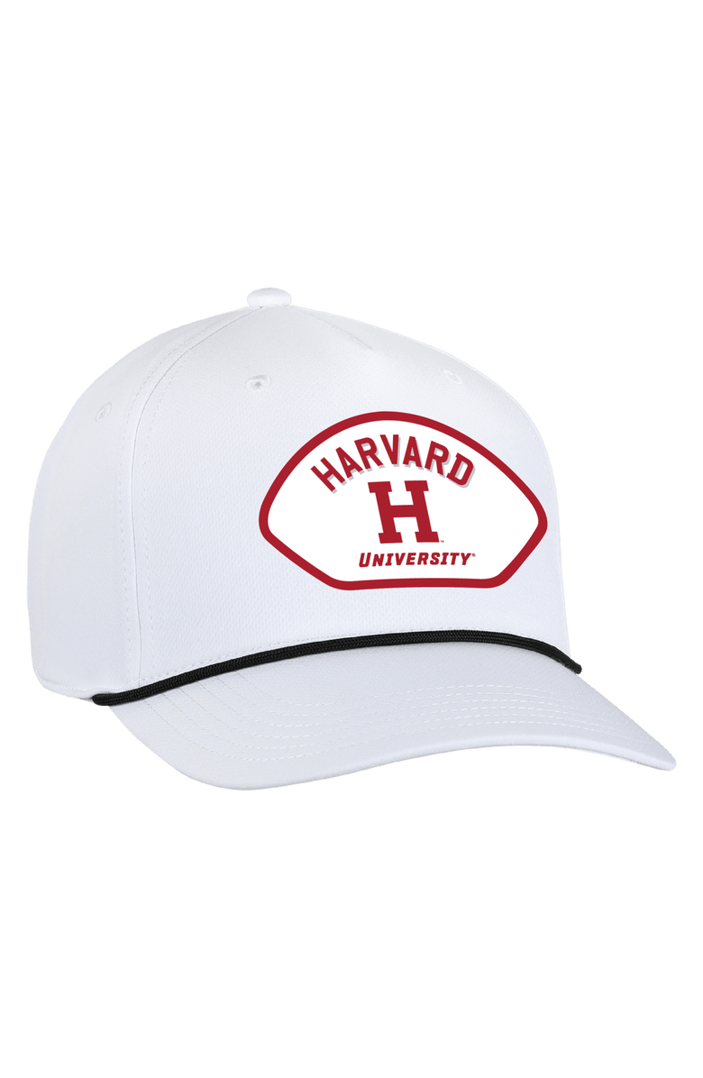 AHEAD Men's Ahead  White Harvard Crimson Alto Rope Adjustable Hat, Main, color, White