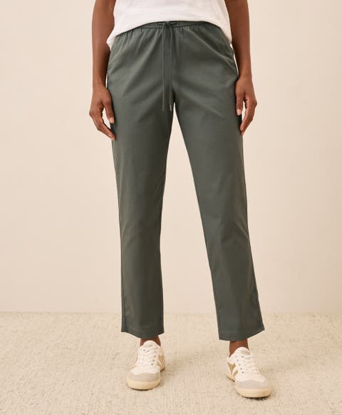 Organic Cotton Daily Twill Drawstring Pant