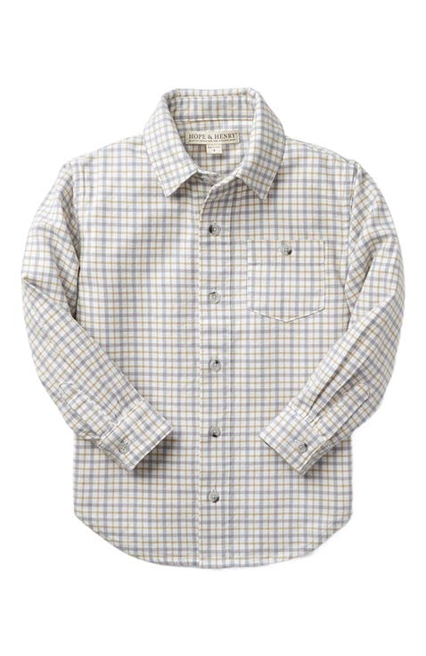 Baby Boys' Organic Flannel Shirt, Infant