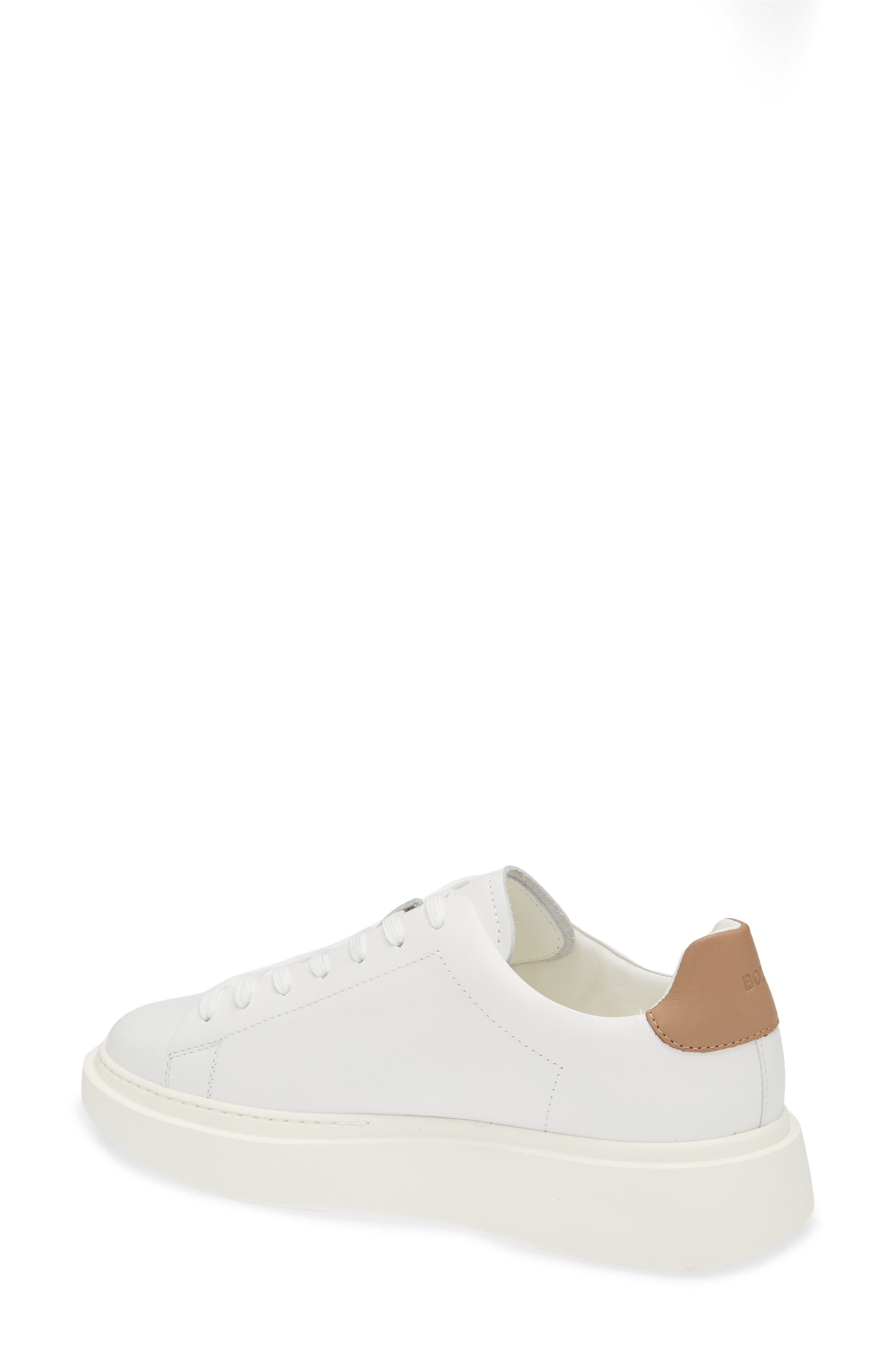 BOSS Amber Sneaker, Alternate, color, Open White