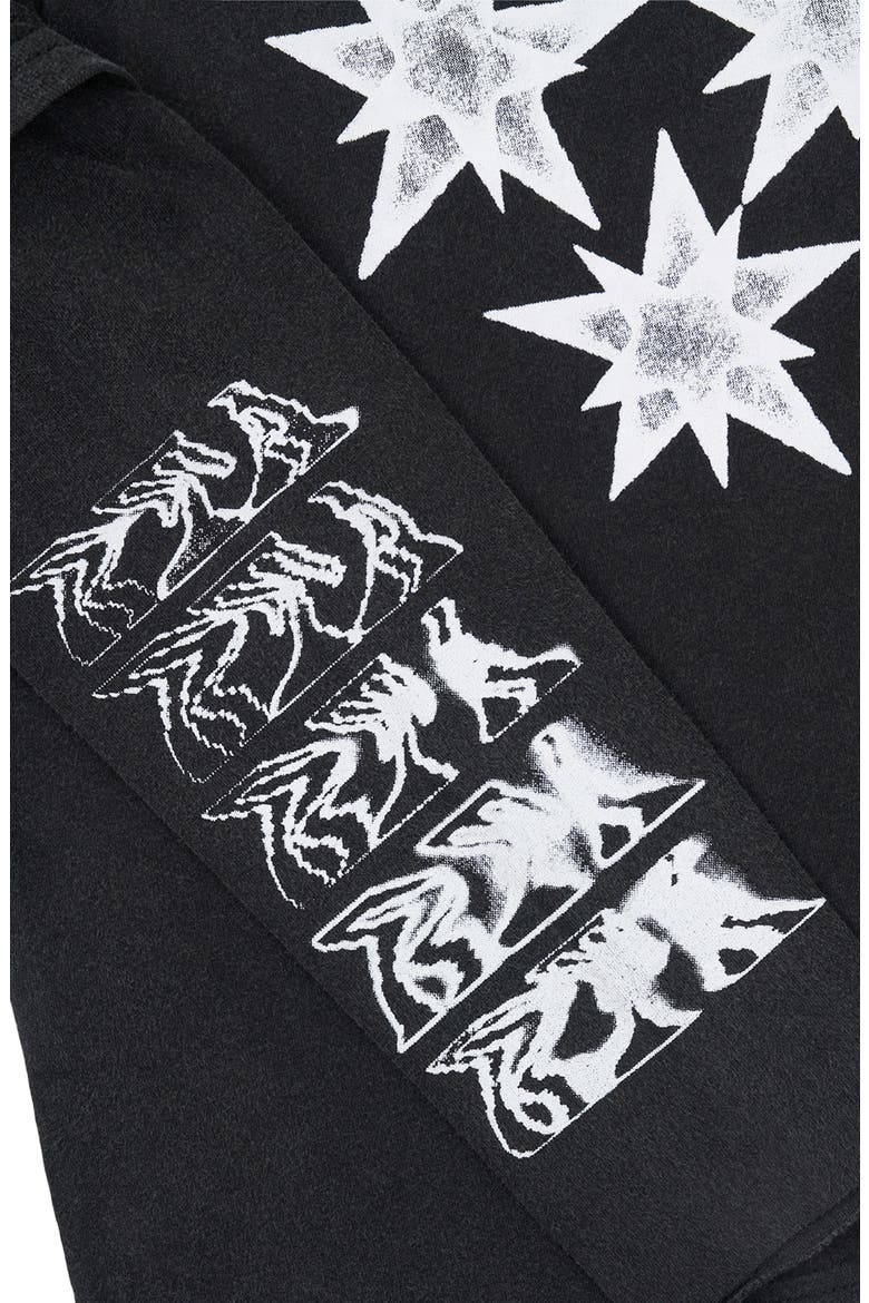 Kids' Sean Layered Graphic T-Shirt, Alternate, color, BLACK SMOKEY