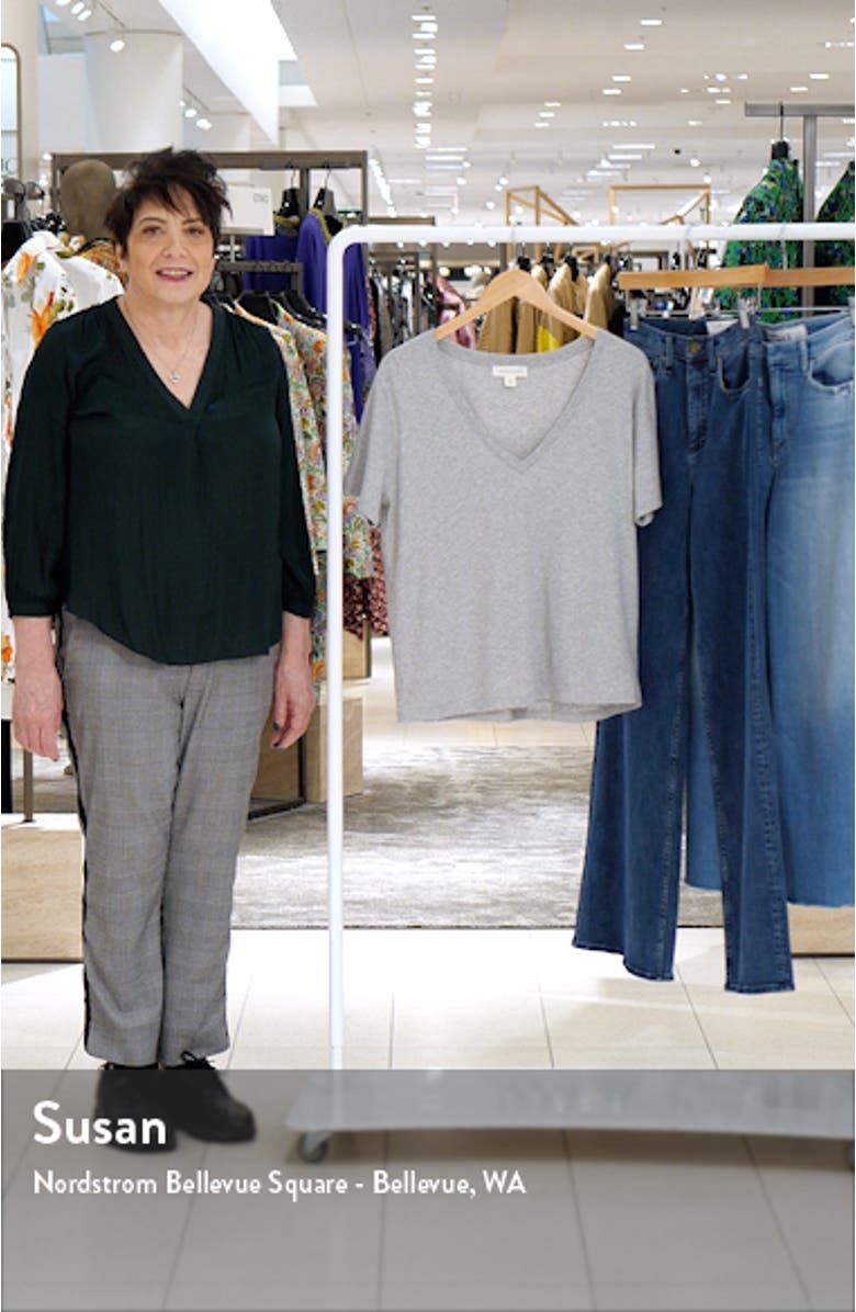 Oversize V-Neck Cotton T-Shirt, sales video thumbnail