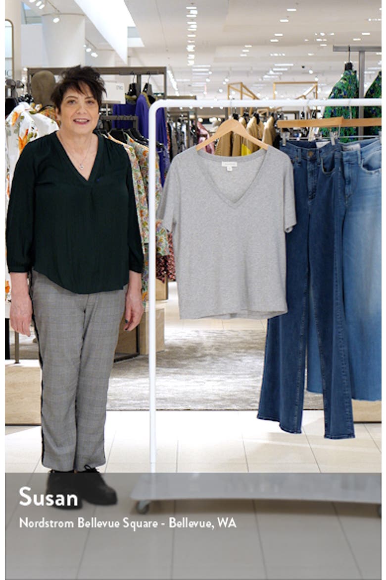 Oversize V-Neck Cotton T-Shirt video