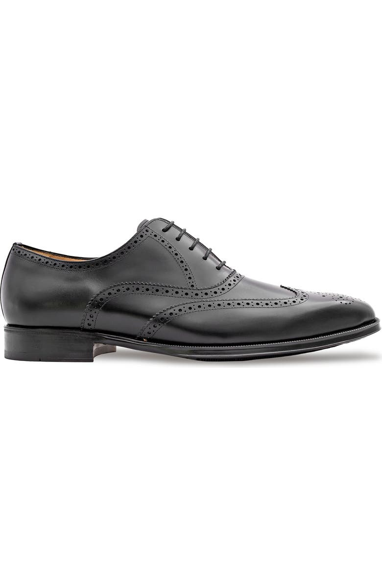 Mezlan Galco Wingtip Oxford, Alternate, color, Black