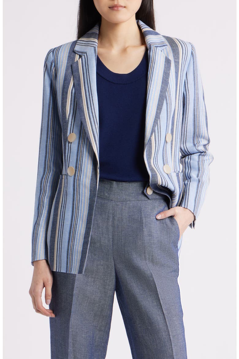 Stripe Blazer, Main, color, LAKESHORE MULTI